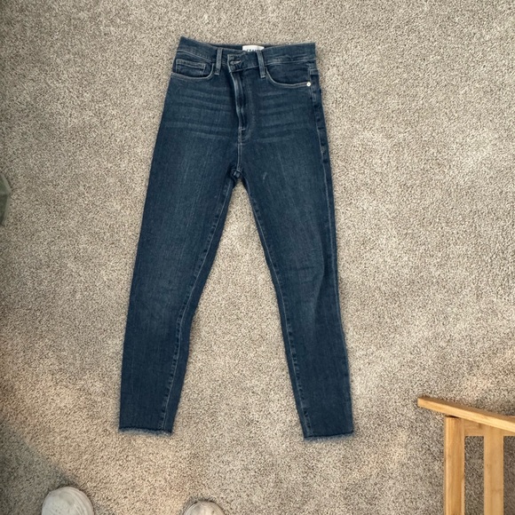 Frame High Rise Cigarette Jeans - Picture 2 of 2